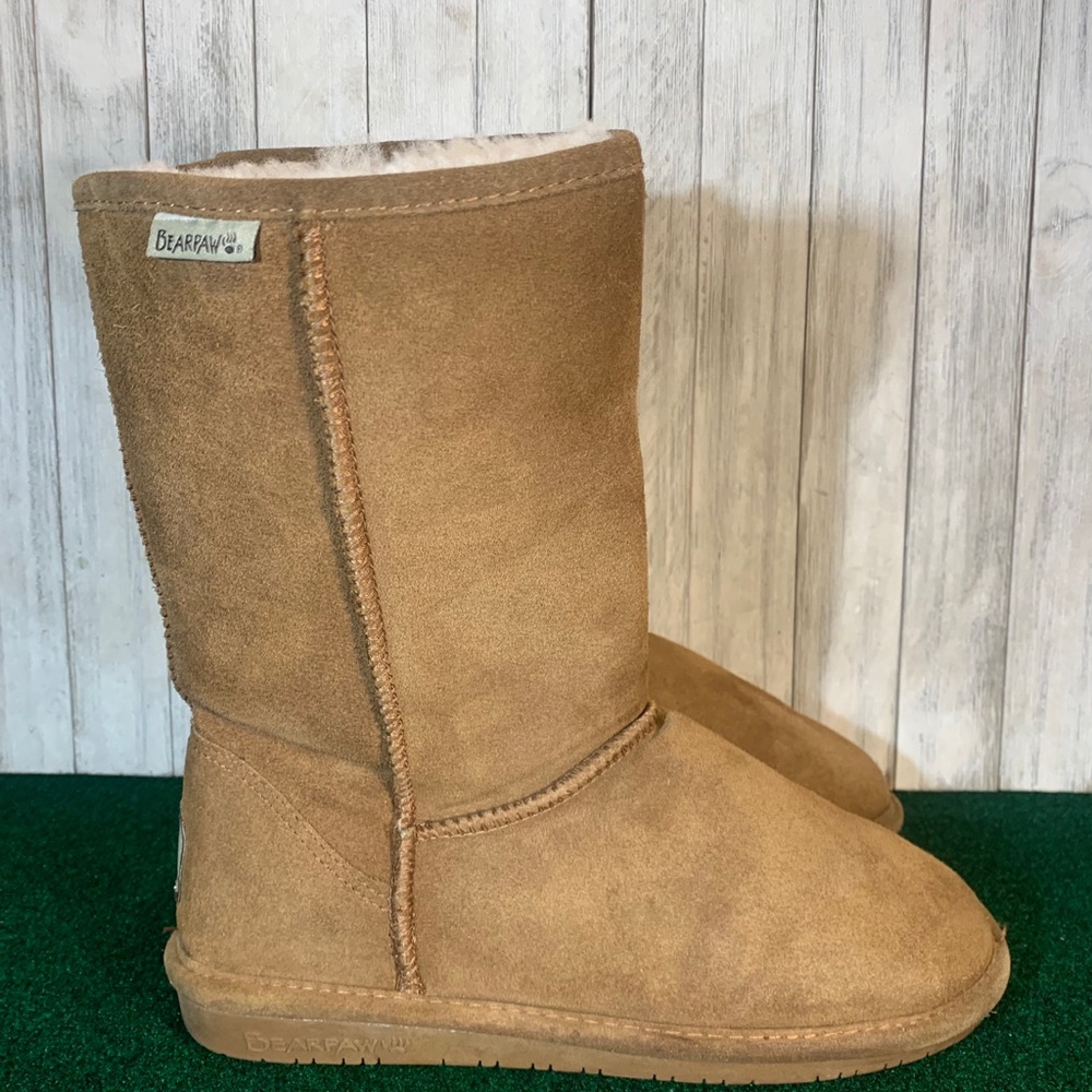BEARPAW Women's Eva Short NeverWet Sheepskin Boots
